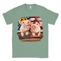 Sage Cute Couple American Pigs Classic Tee - Bettercallsaul