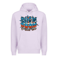 Lilac Boom boom Mama Mother's Day Premium Hoodie - FaDigitalArtStudio