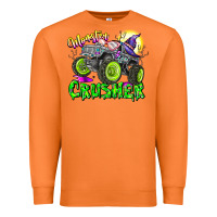 Carrot Monster Crusher Premium Sweatshirt - CowhideDigitalArt