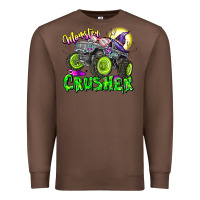 Chestnut Monster Crusher Premium Sweatshirt - CowhideDigitalArt