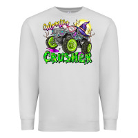 Dove Grey Monster Crusher Premium Sweatshirt - CowhideDigitalArt