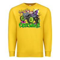 Lemon Monster Crusher Premium Sweatshirt - CowhideDigitalArt