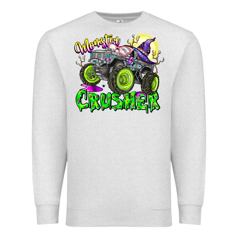 Monster Crusher Premium Sweatshirt by CowhideDigitalArt | Teevron