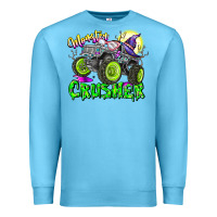 Ocean Blue Monster Crusher Premium Sweatshirt - CowhideDigitalArt