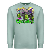 Seafoam Monster Crusher Premium Sweatshirt - CowhideDigitalArt