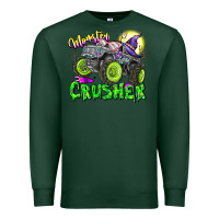 Sports Green Monster Crusher Premium Sweatshirt - CowhideDigitalArt