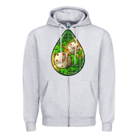 Heather Grey st.patrick's teardrop earrings Zipper Hoodie - FaDigitalArtStudio
