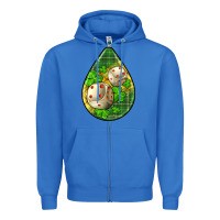 True Royal st.patrick's teardrop earrings Zipper Hoodie - FaDigitalArtStudio