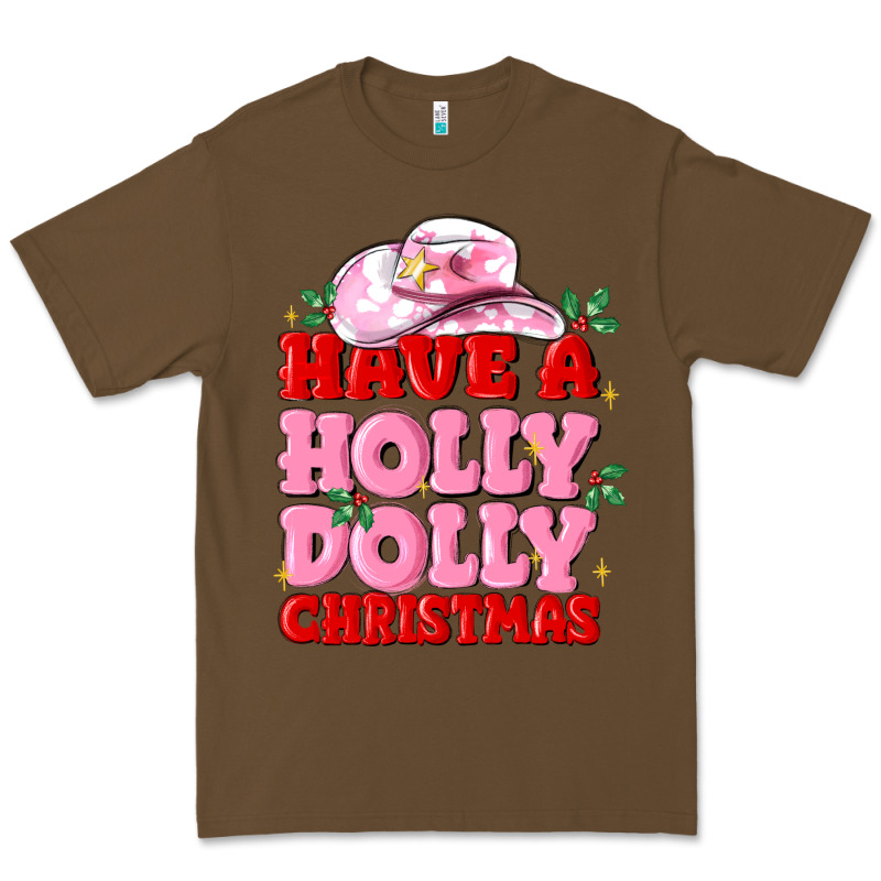 Have A Holly Dolly Christmas Premium Tee by MaliasSmallBusiness | Teevron