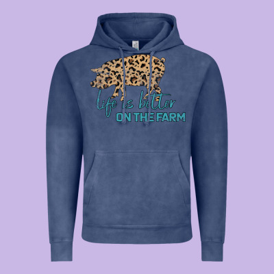 Life Is Better On The Farm Vintage Hoodie Designed By Bettercallsaul