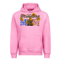 Fuchsia Pink military mom with soldier boots Urban Hoodie - Artiststas