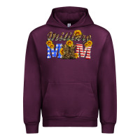 Mauve Wine military mom with soldier boots Urban Hoodie - Artiststas