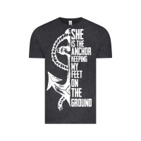 Vintage Black she is the anchor keeping my feet on the ground Vintage Tee - Bettercallsaul