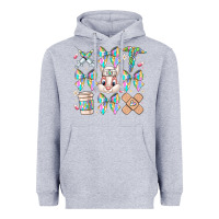 Heather Grey easter bow Heavyweight Hoodie - CowhideDigitalArt