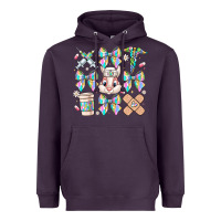 Plum easter bow Heavyweight Hoodie - CowhideDigitalArt