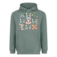 Sage easter bow Heavyweight Hoodie - CowhideDigitalArt