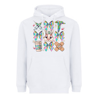 White easter bow Heavyweight Hoodie - CowhideDigitalArt