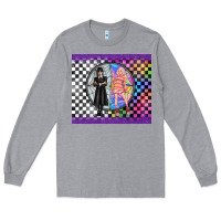 Heather Grey gothic girl horror family Long Sleeve Tee - TumblerDesignByShophia
