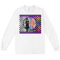 White gothic girl horror family Long Sleeve Tee - TumblerDesignByShophia