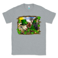 Heather Grey St patrick's day cows Classic Tee - RanaPortraitStore
