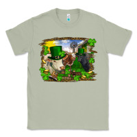 Matcha St patrick's day cows Classic Tee - RanaPortraitStore
