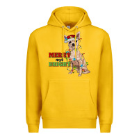 Lemon merry and bright chihuahua Premium Hoodie - RanaPortraitStore