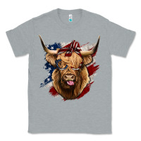Heather Grey American Highland Cow Classic Tee - Bettercallsaul