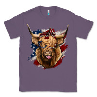 Lavender American Highland Cow Classic Tee - Bettercallsaul