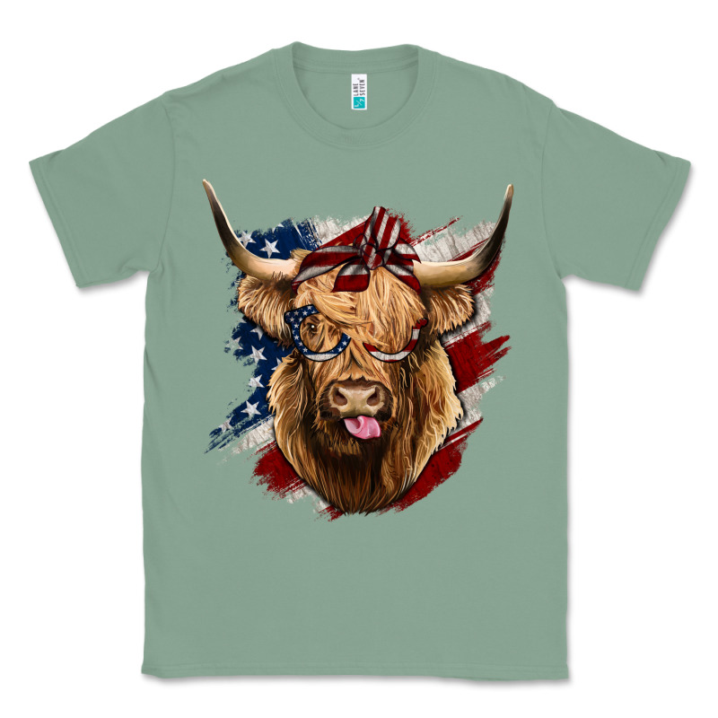 American Highland Cow Classic Tee by Bettercallsaul | Teevron