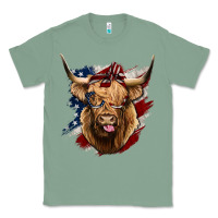 Sage American Highland Cow Classic Tee - Bettercallsaul