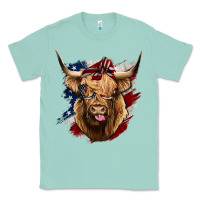 Seafoam American Highland Cow Classic Tee - Bettercallsaul