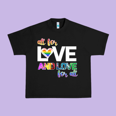 All For Love And Love For All Urban Heavy Tee Designed By Bettercallsaul