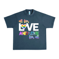 Midnight Navy All For Love And Love For All Urban Heavy Tee - Bettercallsaul