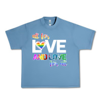 Pebble Blue All For Love And Love For All Urban Heavy Tee - Bettercallsaul