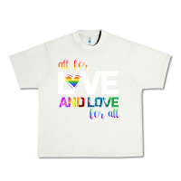 Pistachio All For Love And Love For All Urban Heavy Tee - Bettercallsaul