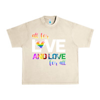 Sandshell All For Love And Love For All Urban Heavy Tee - Bettercallsaul