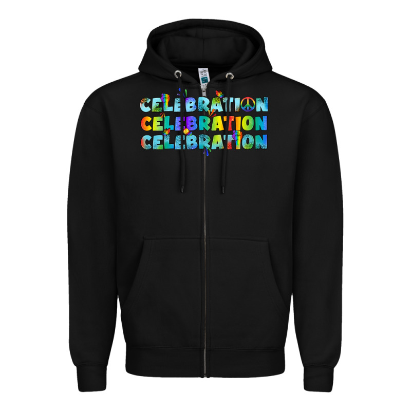 Lgbtq Celebration Zipper Hoodie by BundleAndBundleShop | Teevron