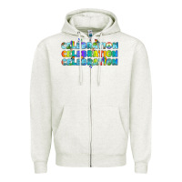 Oatmeal Heather Lgbtq Celebration Zipper Hoodie - BundleAndBundleShop