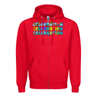 Red Lgbtq Celebration Zipper Hoodie - BundleAndBundleShop