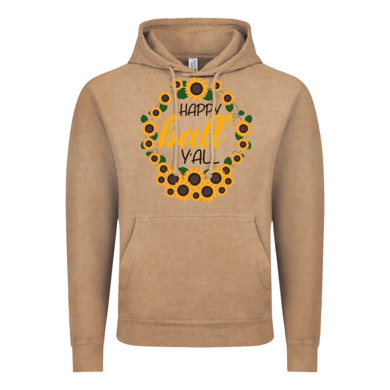 Happy Fall Sunflowers Vintage Hoodie by Bettercallsaul | Teevron