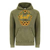 Vintage Olive Happy Fall Sunflowers Vintage Hoodie - Bettercallsaul