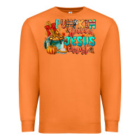 Carrot Pumpkin pie Jesus Christ Premium Sweatshirt - CowhideDigitalArt