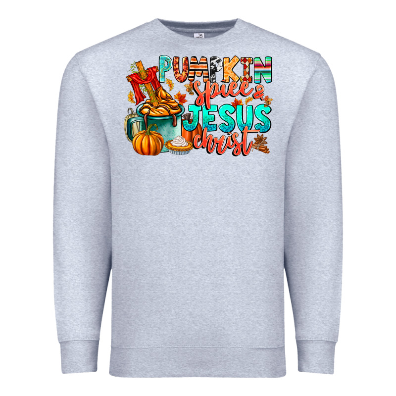 Pumpkin Pie Jesus Christ Premium Sweatshirt by CowhideDigitalArt | Teevron