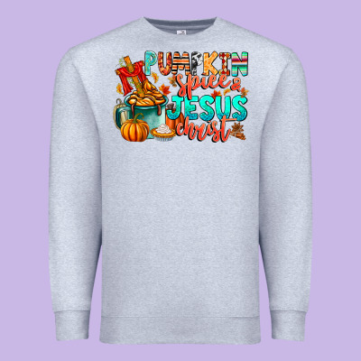 Pumpkin Pie Jesus Christ Premium Sweatshirt Designed By Cowhidedigitalart