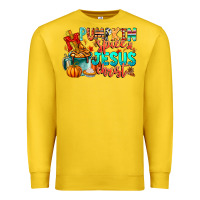 Lemon Pumpkin pie Jesus Christ Premium Sweatshirt - CowhideDigitalArt