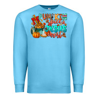 Ocean Blue Pumpkin pie Jesus Christ Premium Sweatshirt - CowhideDigitalArt