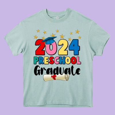 2024 Preschool Graduate Heavy Core Tee Designed By Jahusdesignshop