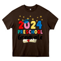 Chocolate Brown 2024 preschool graduate Heavy Core Tee - JahusDesignShop
