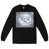 Black feeling kinda idgaf ish today with leopard and gli Long Sleeve Tee - TumblerDesignByShophia
