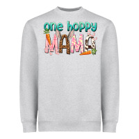 Heather Grey One hoppy mama mother's day Heavyweight Sweatshirt - HowdyJamesFarm
